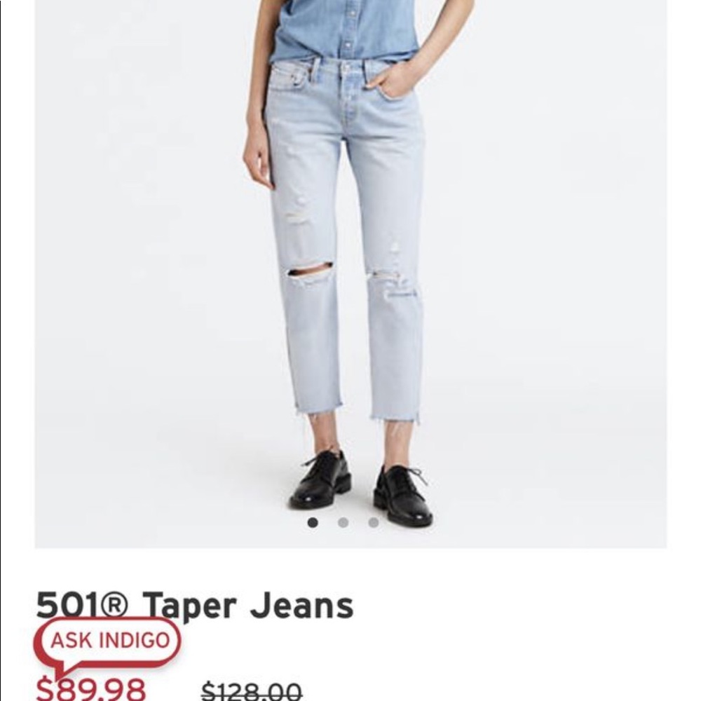 Women’s 501 jeans. Size W30 L32